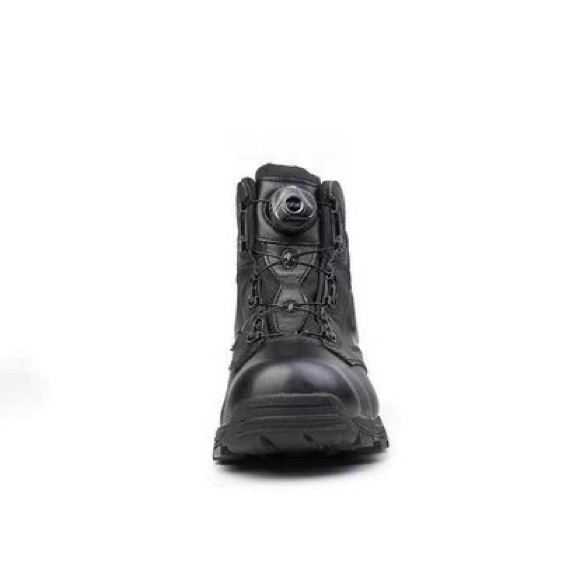 HANAGAL - BOA Lacing and Waterproof Black tactical boots 6 inch - Picture 7 of 9